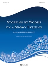 Stopping by Woods on a Snowy Evening SAB choral sheet music cover